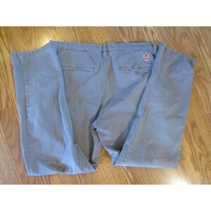 Devil-Dog Dungarees Mens Chino Pants Grey Blue Stretch Cotton Twill 34x30